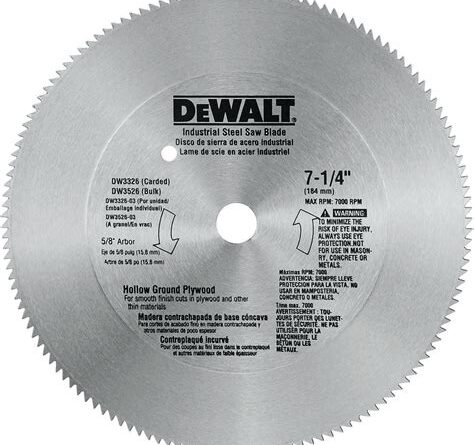 The Different Types of Circular Saw Blades and Their Uses